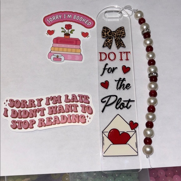 Do it for the plot handcrafted bookmark by me - Picture 2 of 2